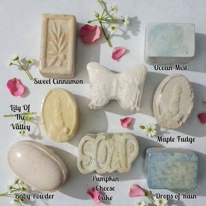 8 Amish Goat Lye Old School Soap Bars Irregulars Several Scents Over 2#